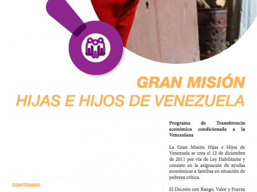 Gran Misión Hijos e Hijas de Venezuela navega sin rumbo claro