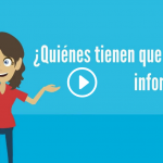 ¿Quiénes tienen que publicar información?