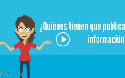 ¿Quiénes tienen que publicar información?