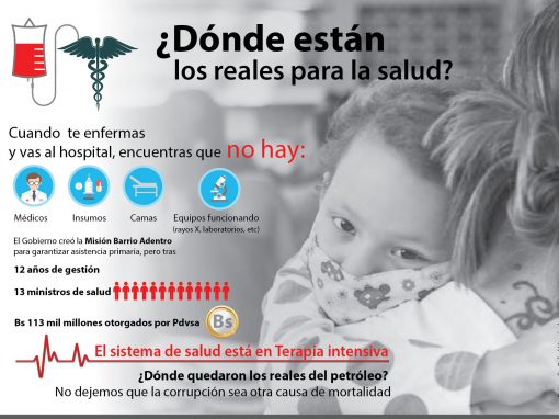 ¿Dónde están los reales para la salud?