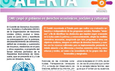 Conoce las preocupaciones y recomendaciones de la ONU ofrecidas a Venezuela en materia de DESC