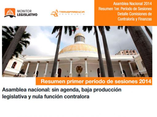 Primer periodo de sesiones de la AN cerró con sólo nueve leyes sancionadas