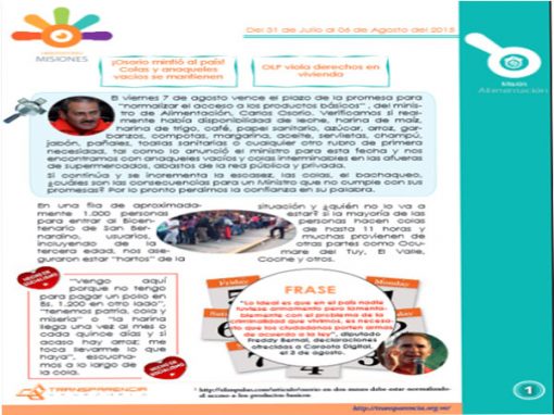 Venció el plazo para “normalizar acceso a los productos básicos”