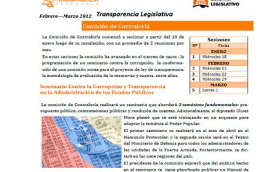 Solicitan devolver informe sobre Ley contra la Corrupción