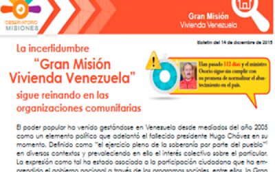 Reina incertidumbre entre organizaciones comunitarias por urbanismos de la GMVV