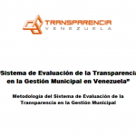 Metodolodía del Sistema de evaluación de Indicadores de Transparencia de Alcaldías
