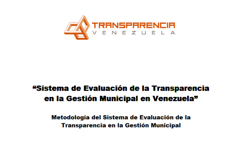 Metodolodía del Sistema de evaluación de Indicadores de Transparencia de Alcaldías