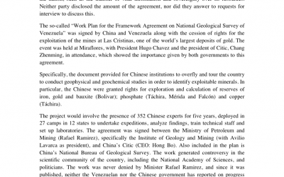 An Iron Army after Venezuela’s “El Dorado”