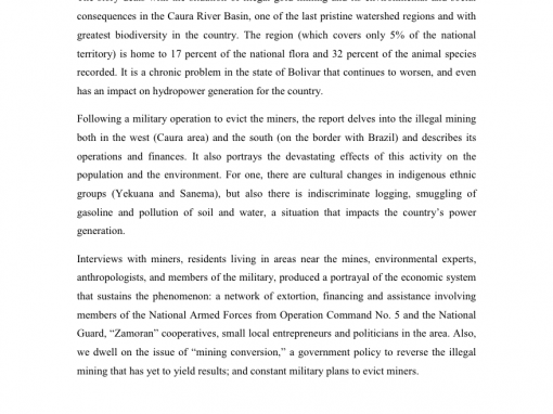 Gold Fever Destroys The Jungle