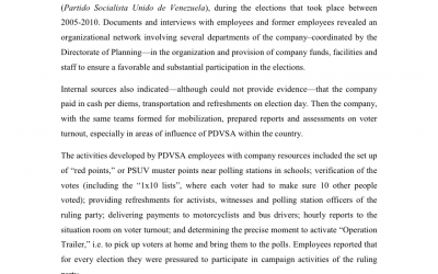 Red Machine Searching for Votes