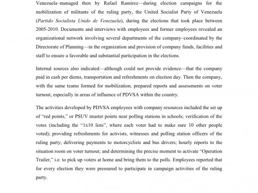 Red Machine Searching for Votes