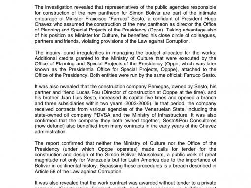 Minister Farruco’s Close Friends Build Mausoleum