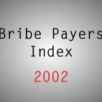 Bribe Payers Index (BPI): 2002