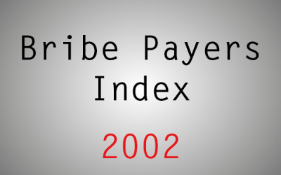 Bribe Payers Index (BPI): 2002