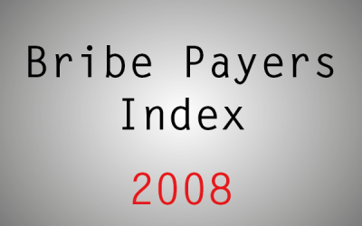 Bribe Payers Index (BPI): 2008