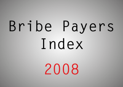 Bribe Payers Index (BPI): 2008