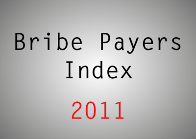 Bribe Payers Index (BPI): 2011