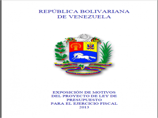 Ley de Presupuesto 2013