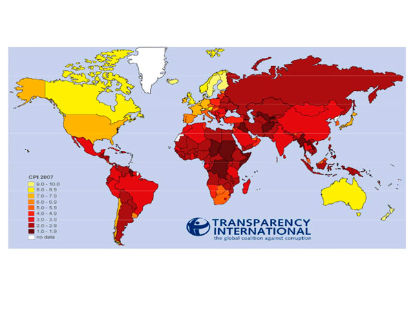 Índice de Percepción de la Corrupción (IPC): 2007