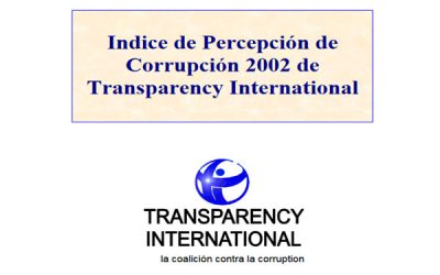 Índice de Percepción de la Corrupción (IPC): 2002