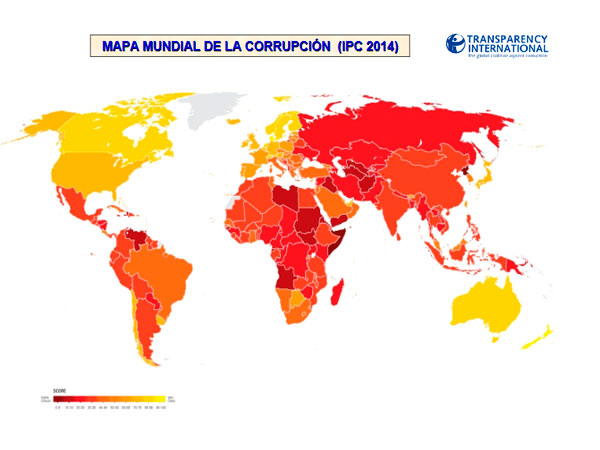 Índice de Percepción de la Corrupción (IPC): 2014