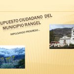 Presupuesto CIudadano – Municipio Rangel, Estado Mérida