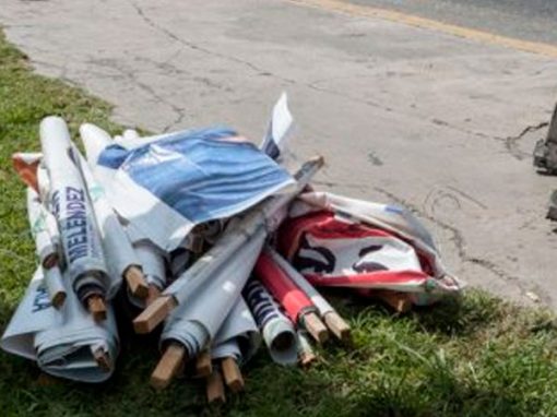 Denuncian colocación de propaganda electoral en 22 instituciones del Estado