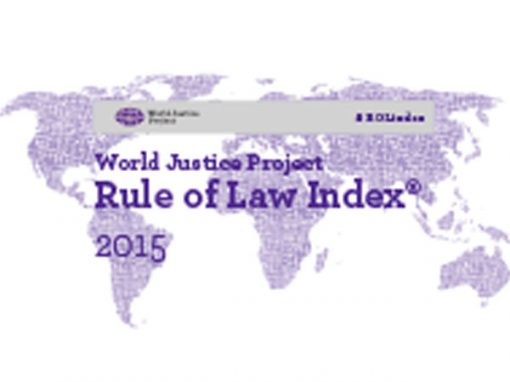 Indice del Estado de Derecho (Rule of Law)