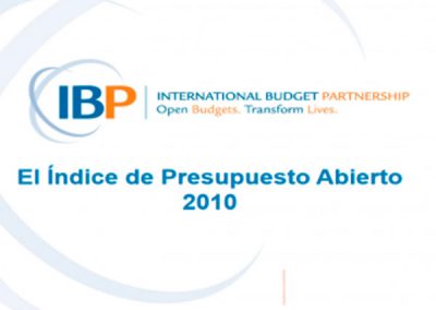 Índice de Presupuesto Abierto 2010