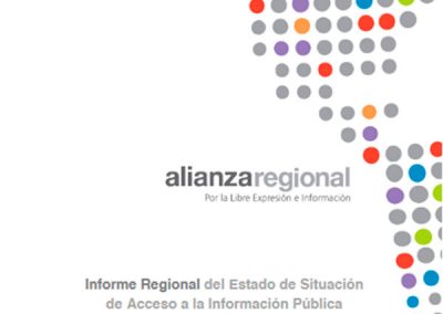 Informe Regional del Estado de Situación de Acceso a la Información Pública