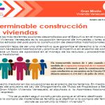 Interminable construcción de viviendas