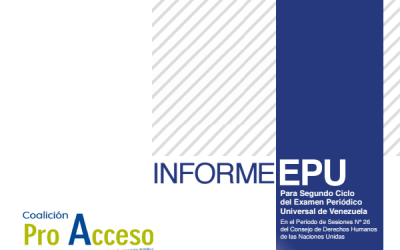 Informe Transparencia Venezuela para EPU 2016 sobre el derecho al acceso a la información