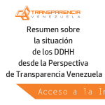 Acceso a la Información desde la Perspectiva de Transparencia Venezuela