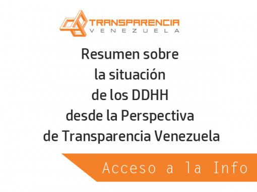 Acceso a la Información desde la Perspectiva de Transparencia Venezuela