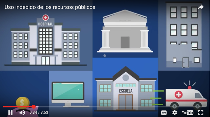 VIDEO: El uso indebido de los recursos públicos es delito