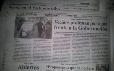 Aumentan protestas por agua en Barinas