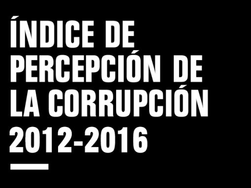 Índice de Percepción de la Corrupción 2012-2016