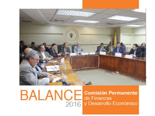 Balance 2016: Comisión de Finanzas y Desarrollo Económico