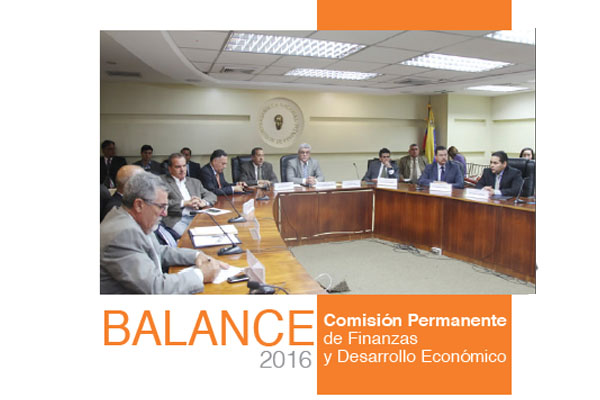 Balance 2016: Comisión de Finanzas y Desarrollo Económico