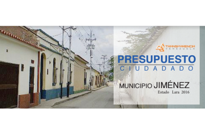 Presupuesto Ciudadano 2016 – Municipio Jiménez, Lara