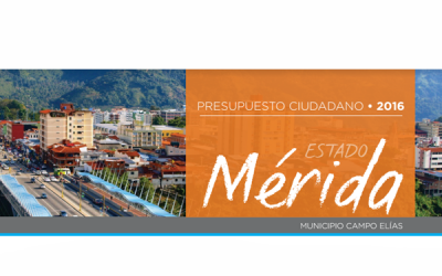 Presupuesto Ciudadano 2016 – Municipio Campo Elías, Mérida