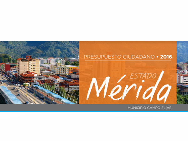 Presupuesto Ciudadano 2016 – Municipio Campo Elías, Mérida