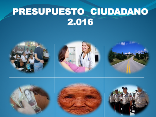 Presupuesto Ciudadano 2016 – Municipio Torbes, Táchira