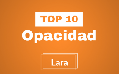 Participa en nuestro Top 10 Opacidad Lara