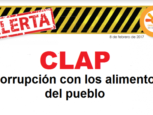 Corrupción con los alimentos del pueblo