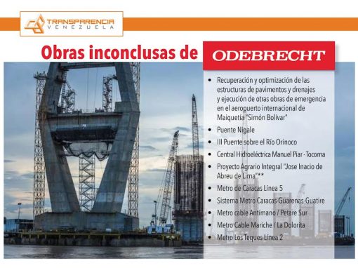 El Gobierno debe reasignar las obras de Odebrecht mediante contrataciones públicas transparentes