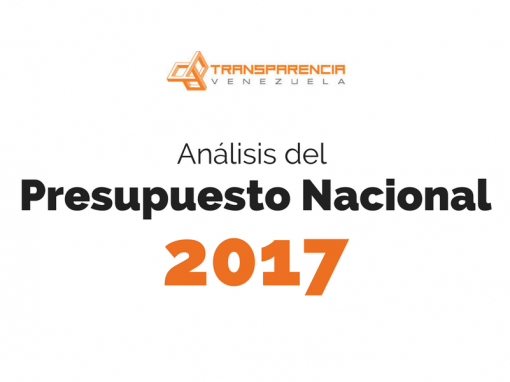 Análisis del Presupuesto Nacional 2017