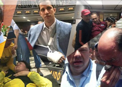 Las agresiones verbales se transformaron en golpes, fracturas y heridas