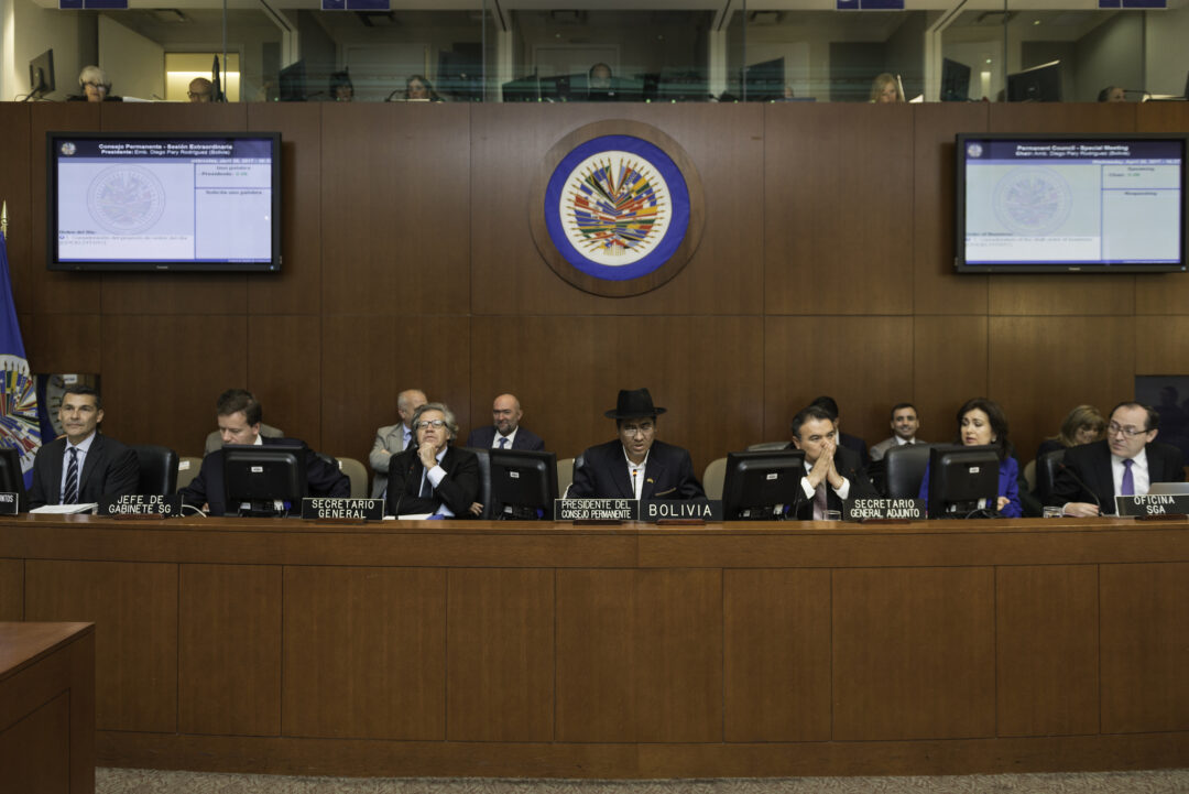 Consejo permanente de la OEA aprobó reunión de cancilleres para tratar la situación de Venezuela