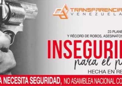 Venezuela necesita seguridad, no Asamblea Nacional Constituyente